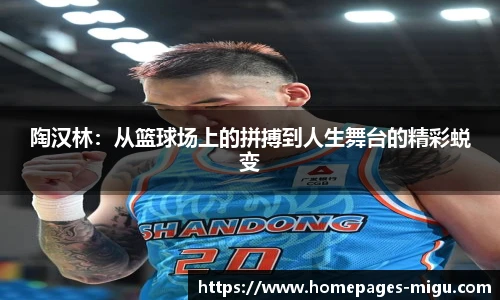 陶汉林：从篮球场上的拼搏到人生舞台的精彩蜕变