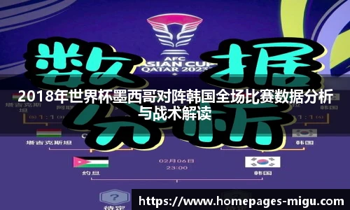 2018年世界杯墨西哥对阵韩国全场比赛数据分析与战术解读